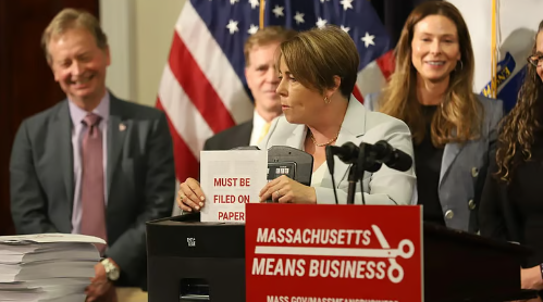Barber Poles and Grocery Stickers; Maura Healey Pulling Red Tape Off Regulatory Codes