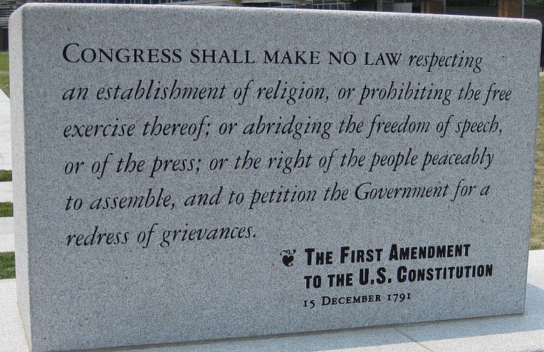 Hate speech and the First Amendment
