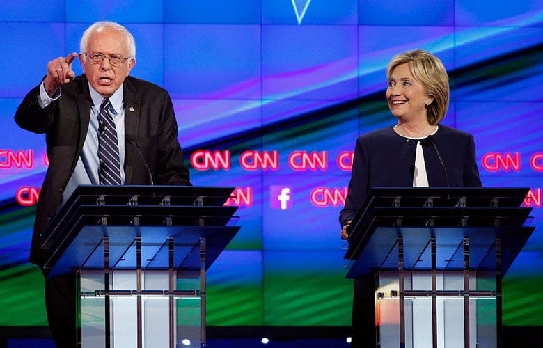 Tweeting the #DemDebate