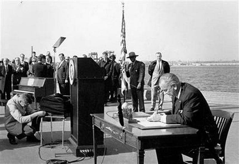1965 Immigration Act, presented as symbolic, changed nation