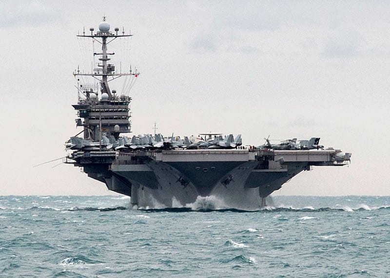 US accuses Iran of conducting rocket test near warships