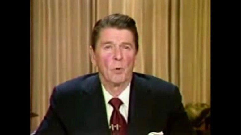 President Reagan’s 1981 Christmas address