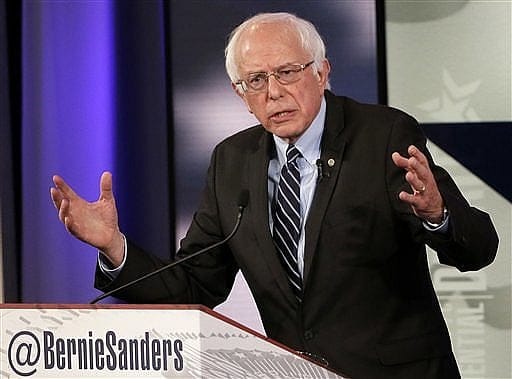Sanders knocks Clinton, GOP rivals on finances, terrorism