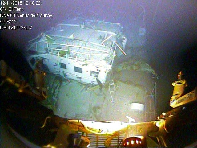 Shipwrecked El Faro presents a puzzle to investigators