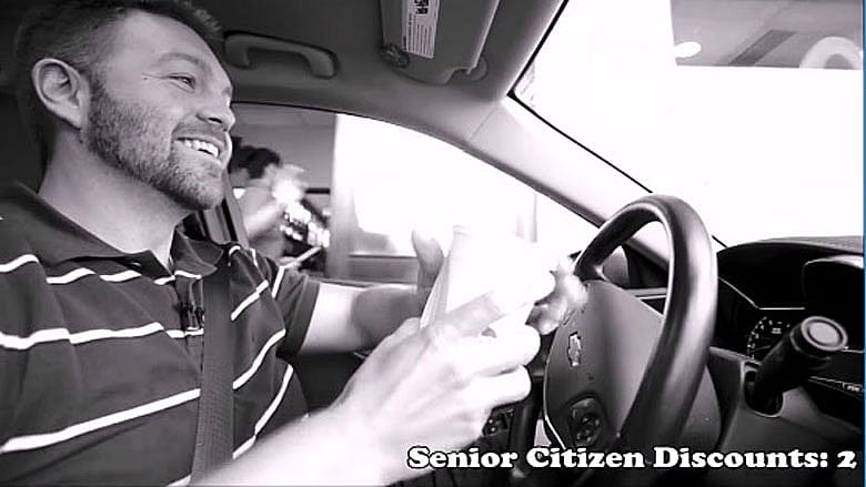 A millennial identified as a senior citizen and asked for discounts