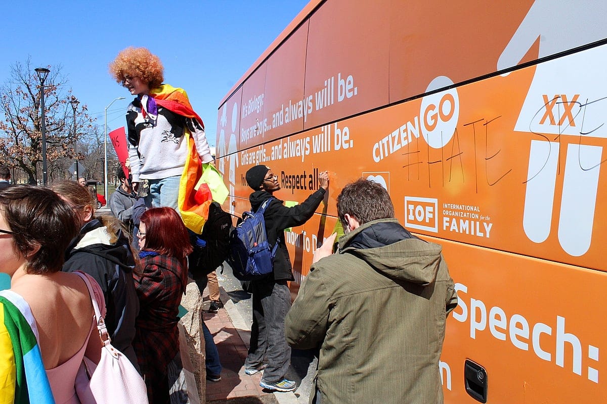 Free Speech Bus Hits Boston, Outrage Ensues