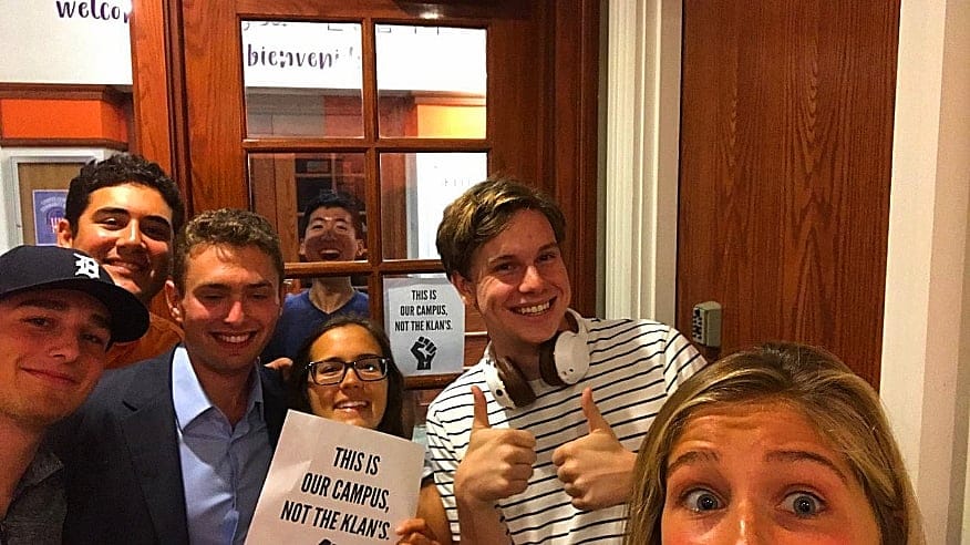 Anti-KKK Fliers Greet Amherst College Republicans Group