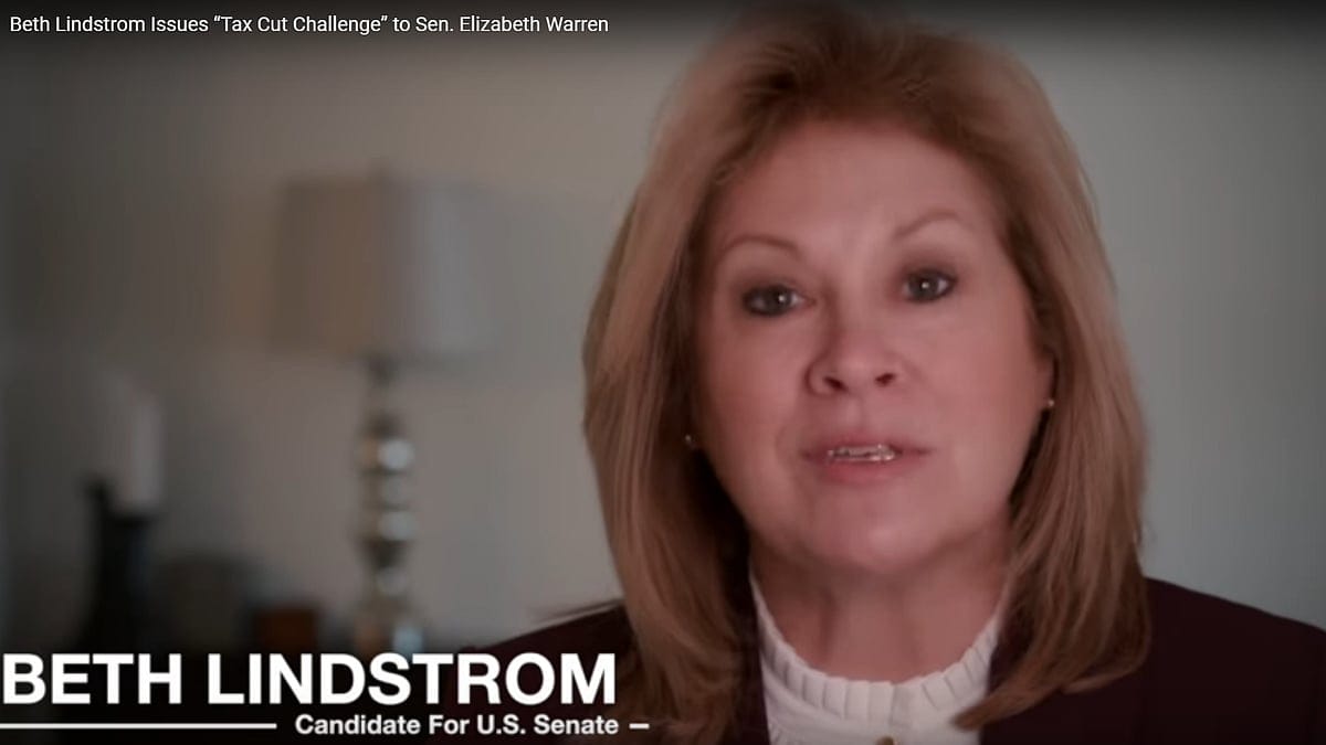 Massachusetts GOP Senate Candidate Issues ‘Tax Cut Challenge’ to Senator Elizabeth Warren