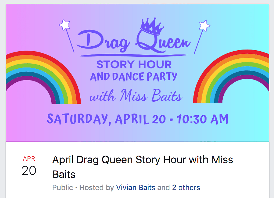 Drag Queen Has Monthly Gig Presenting To Little Kids At Greenfield Public Library