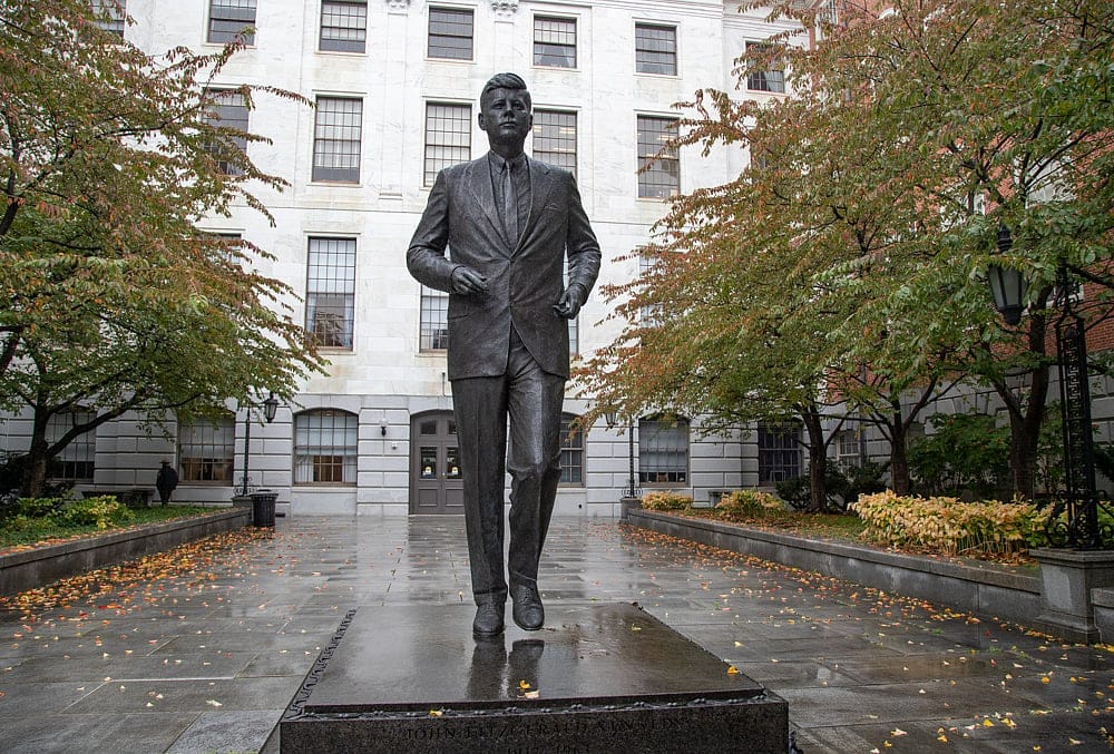 Jack Kennedy Statue at Massachusetts State House On the Move