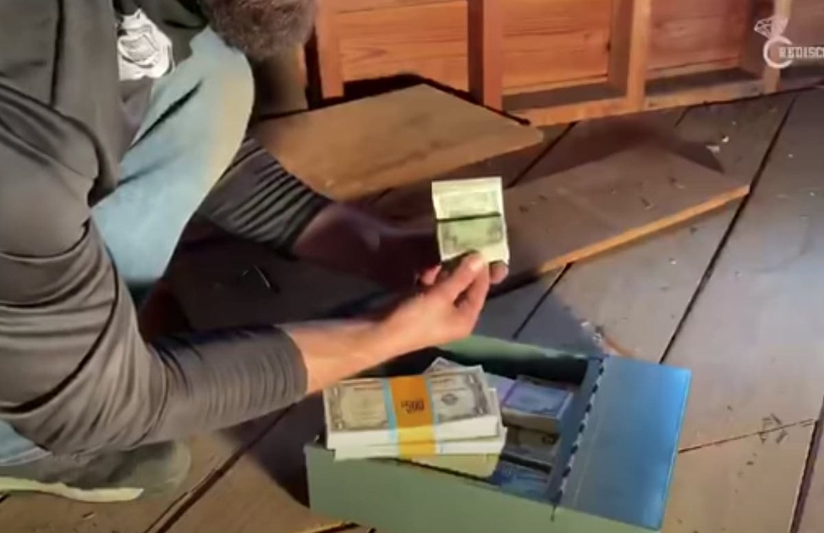 Treasure Hunter Finds $46,000 in Attic Somewhere in Western Massachusetts