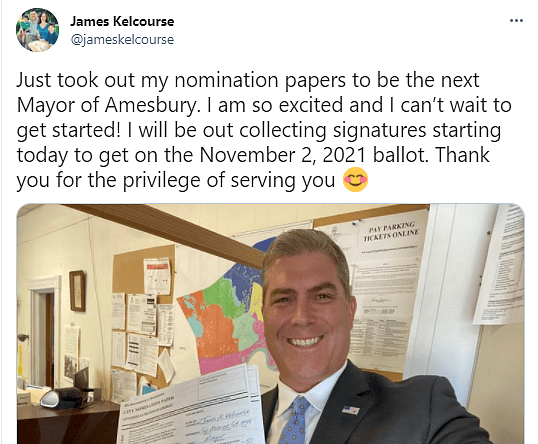 ROE-Act-Supporting Republican James Kelcourse To Run For Mayor of Amesbury