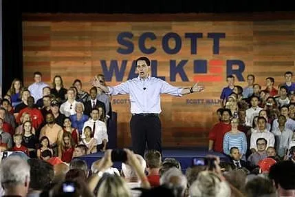 Walker reminds voters of union wins as he enters 2016 race