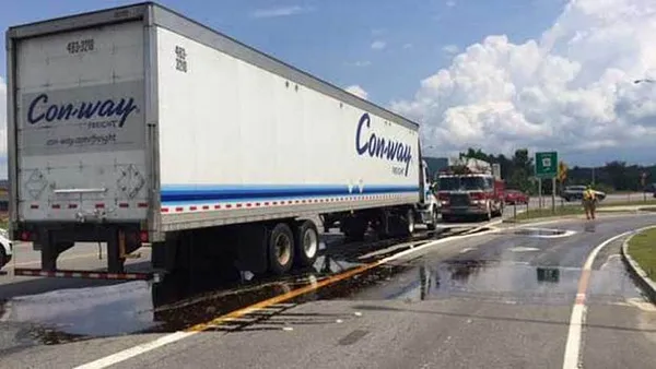 Maple syrup spill on New Hampshire highway