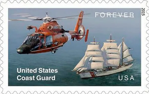 US Postal Service dedicates new Coast Guard stamp in Newport