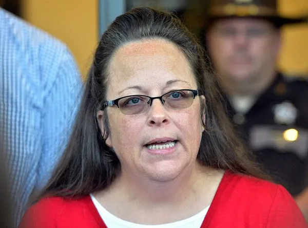 Clerk jailed over gay marriage says pope encouraged her