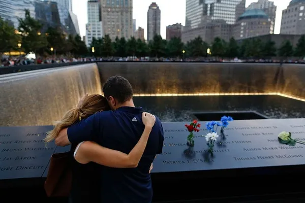 At ground zero, 9/11 anniversary now both public and private
