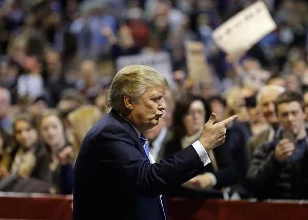 In Worcester, Trump questions feasibility of religious test for refugees