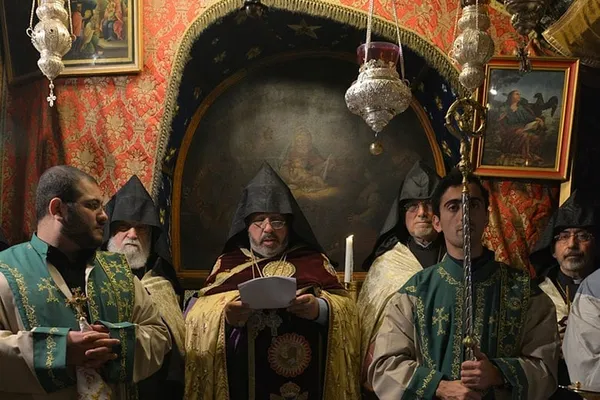 Armenians celebrate Christmas in the Holy Land