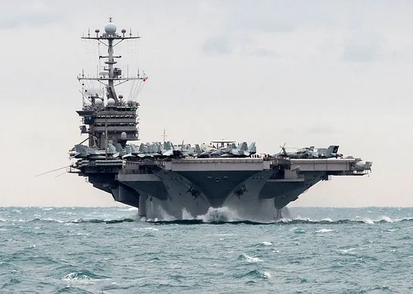 US accuses Iran of conducting rocket test near warships