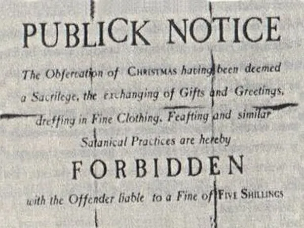 Christmas banned in Boston!