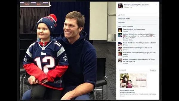 8-year-old with cancer gets Christmas wish to meet Tom Brady