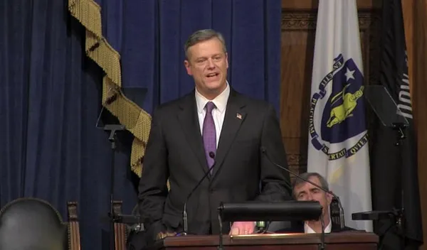 Baker calls again for charter expansion, opioid abuse solution