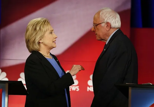 Clinton, Sanders clash on guns, health care