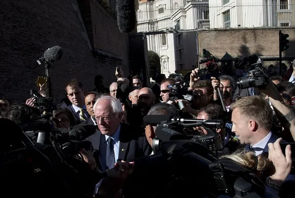 Sanders at Vatican blasts ‘immoral’ wealth inequality