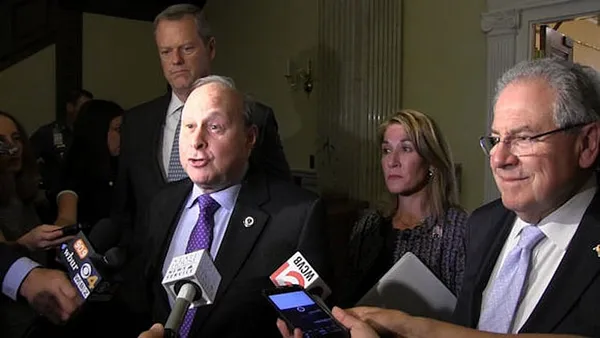 Baker delivered ‘too many’ spending vetoes, Senate prez says