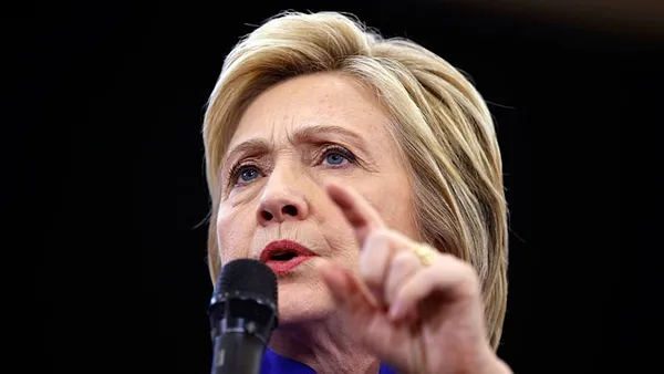 Clinton faces voters as presumptive nominee