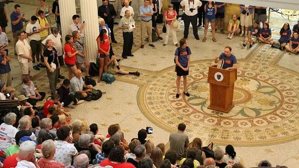 Activists walk seeking stop to gas pipelines