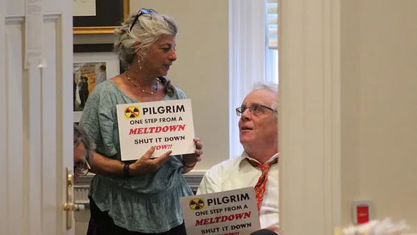 Three anti-Pilgrim activists arrested for trespassing