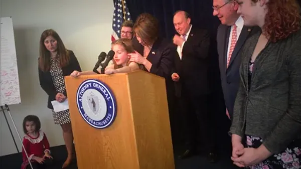 AG Healey Joins Beacon Hill Leadership And An 8-Year-Old From Melrose To Rip Trump’s Transgender Policy Shift