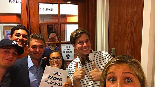 Anti-KKK Fliers Greet Amherst College Republicans Group