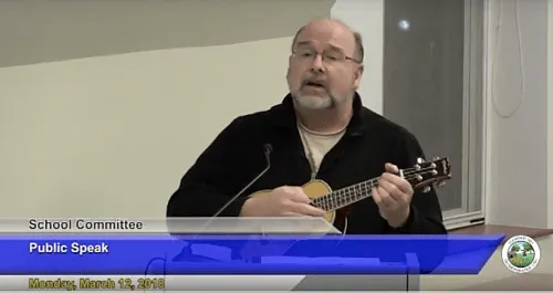Ukulele Songster Leads To Walkout by School Committee Members