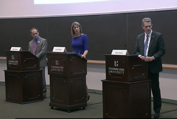 Green, Trahan Clash on College Costs, Immigration in Debate
