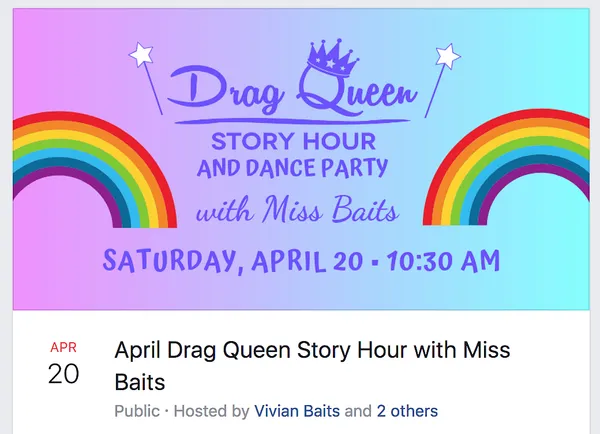 Drag Queen Has Monthly Gig Presenting To Little Kids At Greenfield Public Library