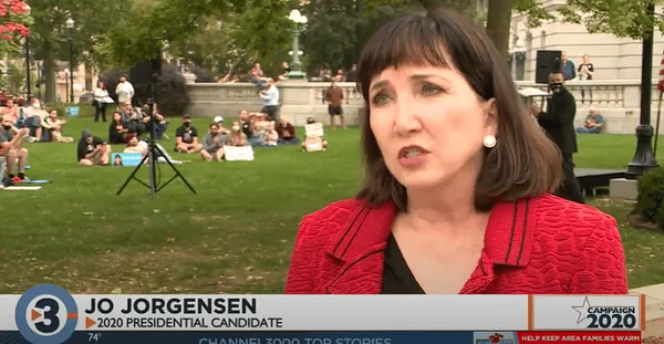 Libertarian Party Presidential Candidate Campaigning In Northern New England In Early October