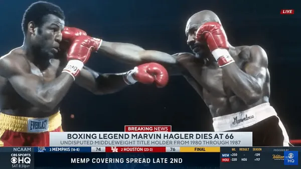 Marvin Hagler Dies In New Hampshire Home