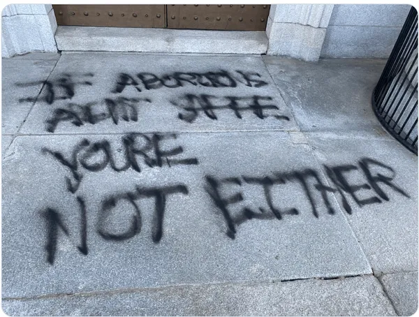 Pro-Abortion Property Attack On Vermont State House