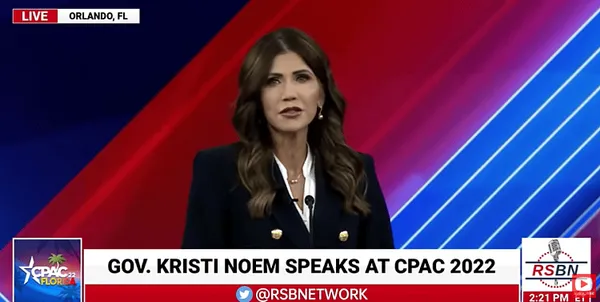 South Dakota Governor Kristi Noem To Campaign With Geoff Diehl Next Month