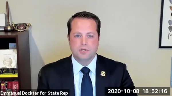 Emmanuel Dockter Says He’s Not Retired U.S. Military; His Mailer Claims He Is