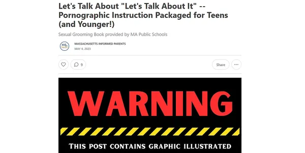 Massachusetts State Library Agency Official Calls Two Conservative Parents Organizations ‘White Nationalist’