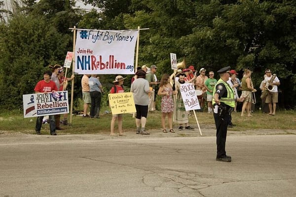 Activists bring spirit, others bring business plans, to GOP debate site