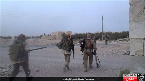 Islamic State group seizes central Syrian town