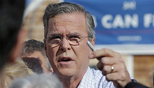 Bush spars with Trump supporter over foreign policy
