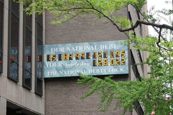 Nation awash in debt