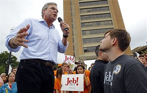 Bush campaign cuts pay, redeploys staff to early states