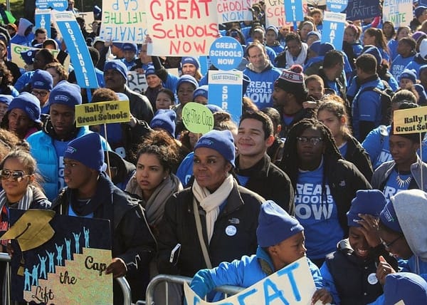 Charter school backers rally to support lifting caps